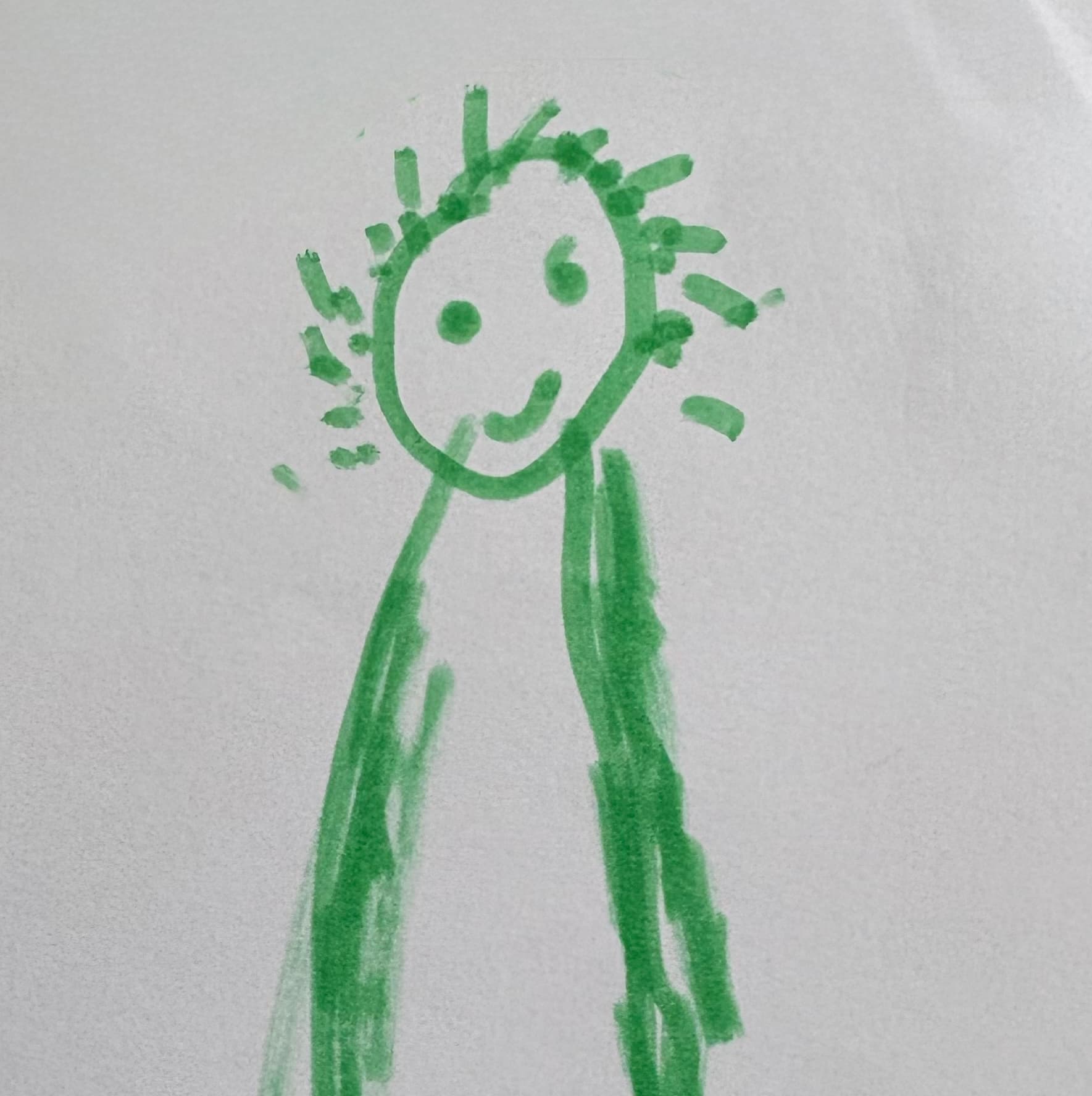 A child's drawing of Mariannee